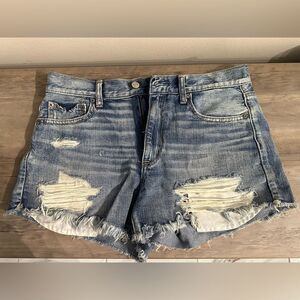 American Eagle- Distressed Jean Shorts